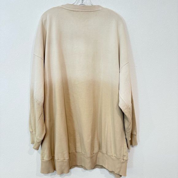 Free People Bali Drifter Sweatshirt Size Large Pullover Crew - Picture 7 of 15